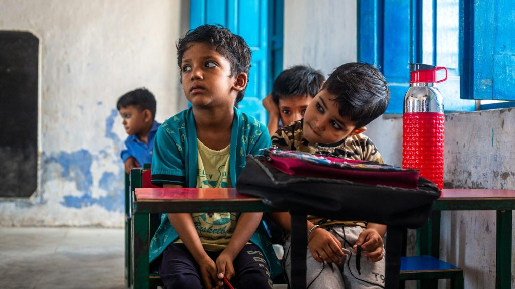 Children learning together
